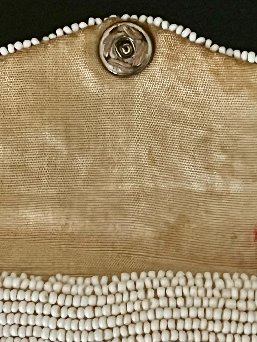 Vintage Beaded Wristlet Evening Elegant Handcrafted Little Bag